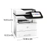 HP LaserJet Enterprise MFP M528dn, lazerinis, nespalvotas spausdinimas, 1200 x 1200 DPI, A4, tiesioginis spausdinimas, juoda, balta