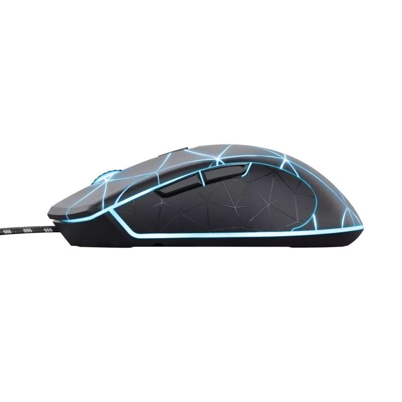 Trust GXT 133 Locx žaidimų pelė, dešinei rankai, USB-A, optinė, 4000 DPI
