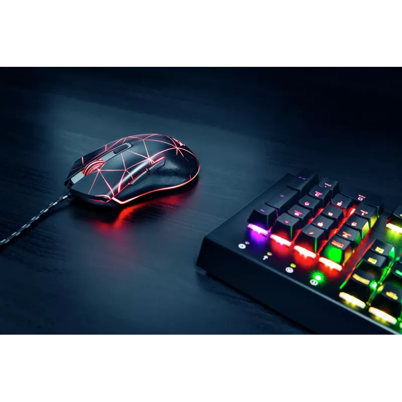Trust GXT 133 Locx žaidimų pelė, dešinei rankai, USB-A, optinė, 4000 DPI