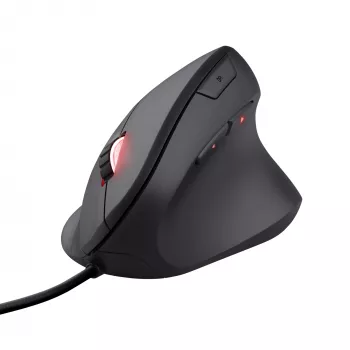 Trust GXT 144 Rexx vertikali žaidimų pelė, dešinei rankai, USB, optinė, 10000 DPI