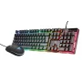 Trust GXT 838 Azor klaviatūra su pele, žaidimų, USB, juoda