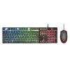 Trust GXT 838 Azor klaviatūra su pele, žaidimų, USB, juoda