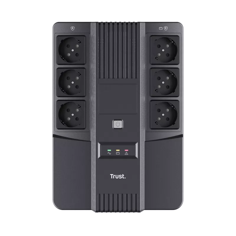 Trust Maxxon nepertraukiamo maitinimo šaltinis (UPS) 0,8 kVA 6 kištukinių lizdų