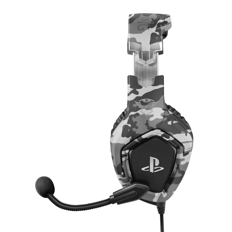 Trust GXT 488 Forze PS4 ausinės su laidu, galvos lankeliu, žaidimams, juodos, pilkos