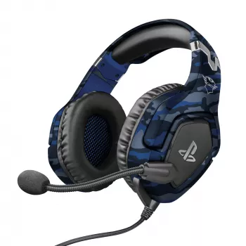 Trust GXT 488 Forze PS4 ausinės laidinės, lankelio, žaidimams, juodos, mėlynos