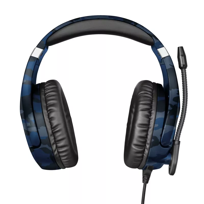 Trust GXT 488 Forze PS4 ausinės laidinės, lankelio, žaidimams, juodos, mėlynos