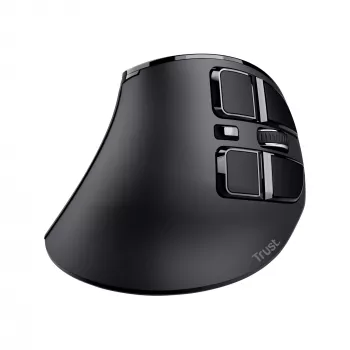 Trust Voxx vertikali pelė, RF belaidė + Bluetooth, optinė, 2400 DPI