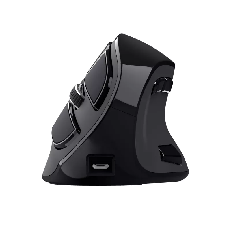 Trust Voxx vertikali pelė, RF belaidė + Bluetooth, optinė, 2400 DPI