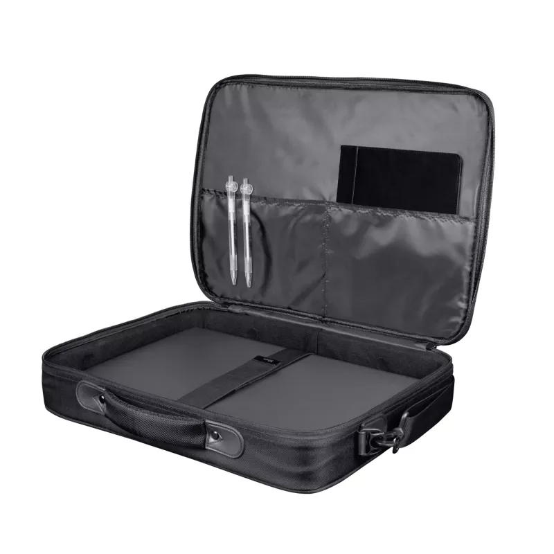 Trust Atlanta 40.6 cm (16 col.) portfelis juodas