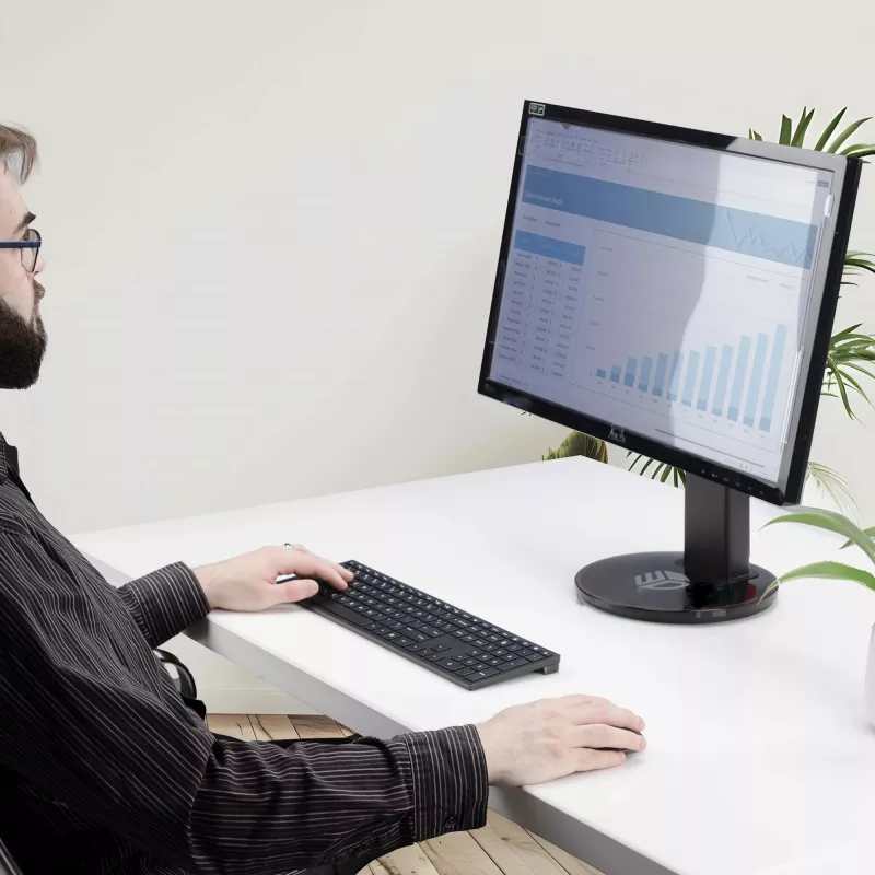 StarTech.com 24 colių 16:9 mėlynos šviesos filtras, apsauga nuo mėlynos šviesos 24 colių kompiuterio monitoriui, mažina akių nuovargį, dvigubi tvirtinimo būdai, TAA atitiktis