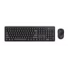 Trust Ody II belaidė klaviatūra su pele, RF, QWERTY, US anglų, juoda