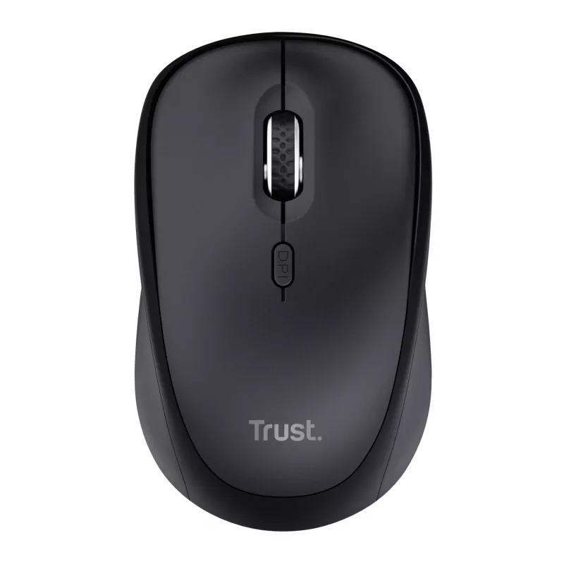 Trust Ody II belaidė klaviatūra su pele, RF, QWERTY, US anglų, juoda