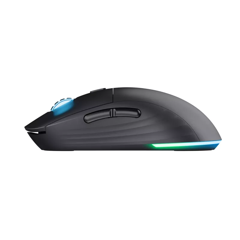 Trust GXT 927 Redex+ žaidimų pelė, dešinei rankai, belaidė RF + USB Type-A, lazerinė, 25600 DPI