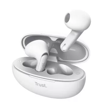 Trust Yavi belaidės ausinės True Wireless Stereo (TWS) į ausį Skambučiai/Muzika USB Type-C Baltos