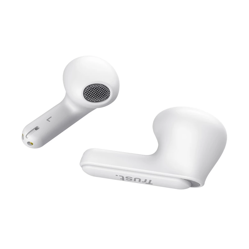 Trust Yavi belaidės ausinės True Wireless Stereo (TWS) į ausį Skambučiai/Muzika USB Type-C Baltos