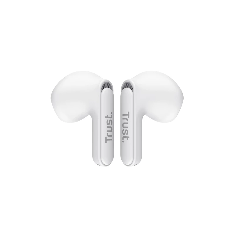 Trust Yavi belaidės ausinės True Wireless Stereo (TWS) į ausį Skambučiai/Muzika USB Type-C Baltos
