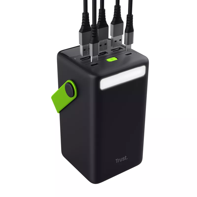 Trust Redoh XXL 50000 mAh juodas, žalias