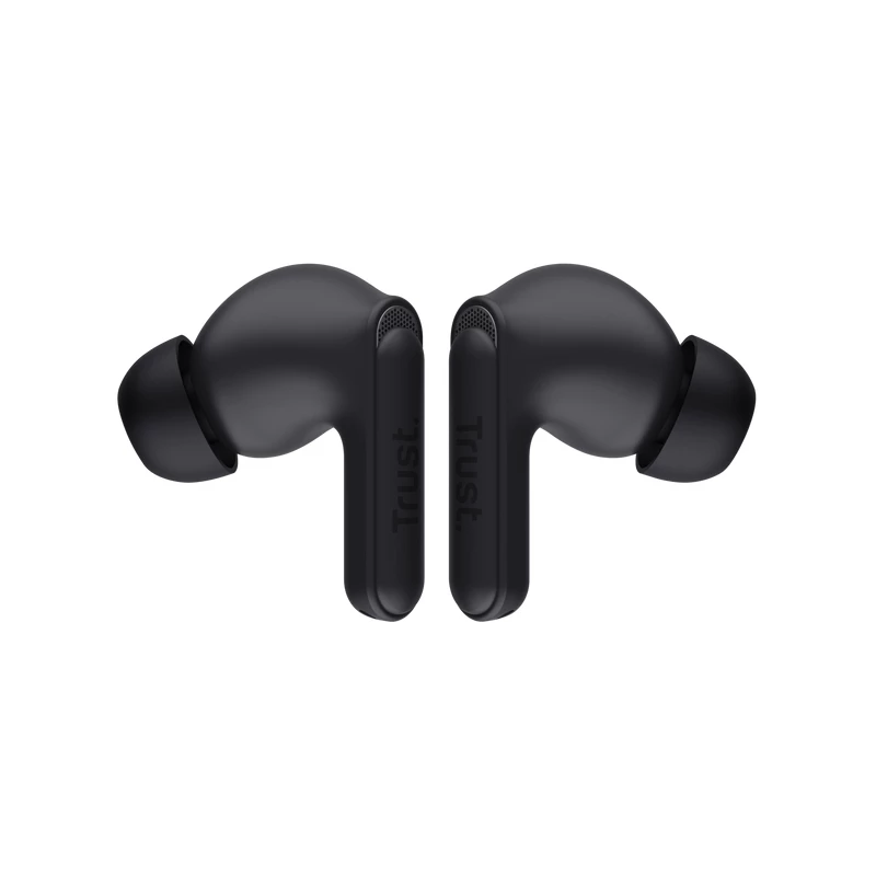 Trust Yavi belaidės ausinės True Wireless Stereo (TWS) į ausį, skambučiai/muzika, USB Type-C, Bluetooth, juodos