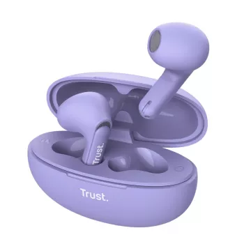 Trust Yavi belaidės ausinės True Wireless Stereo (TWS) į ausį skambučiams/muzikai USB Type-C mėlynos/violetinės