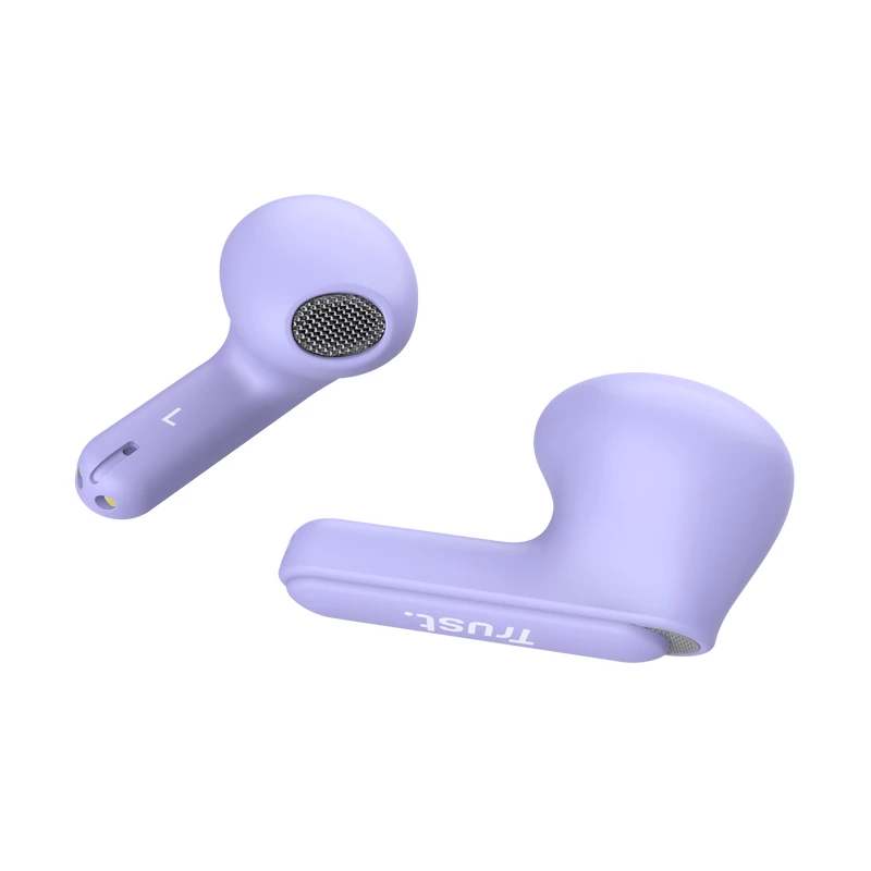 Trust Yavi belaidės ausinės True Wireless Stereo (TWS) į ausį skambučiams/muzikai USB Type-C mėlynos/violetinės