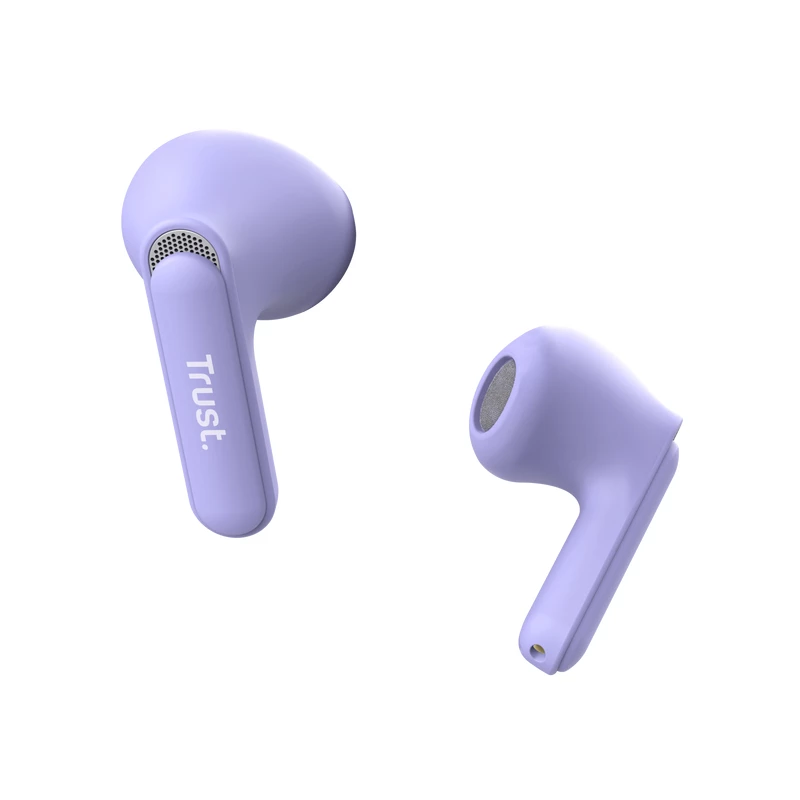 Trust Yavi belaidės ausinės True Wireless Stereo (TWS) į ausį skambučiams/muzikai USB Type-C mėlynos/violetinės