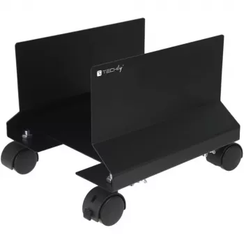 Techly CPU plieninis stovas su ratukais, juodas ICA-CS 34