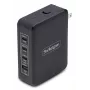 StarTech.com 140W USB-C sieninis įkroviklis, 3x USB-C/1x USB-A, PD 3.1 tarptautinis GaN maitinimo adapteris, skirtas MacBook/Dell XPS/Inspiron