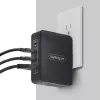 StarTech.com 140W USB-C sieninis įkroviklis, 3x USB-C/1x USB-A, PD 3.1 tarptautinis GaN maitinimo adapteris, skirtas MacBook/Dell XPS/Inspiron