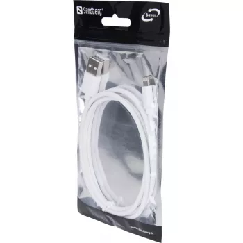 Sandberg USB-Lightning MFI 1 m SAVER laidas