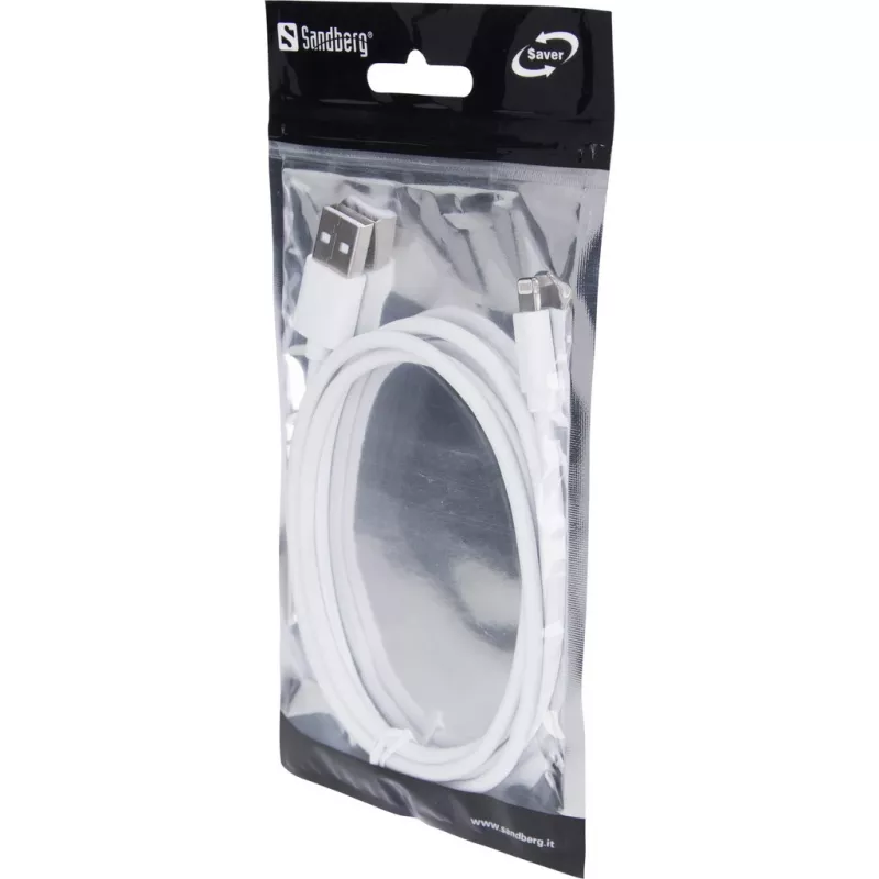 Sandberg USB-Lightning MFI 1 m SAVER laidas