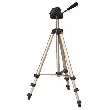 Hama Star 75 trikojis skaitmeniniams fotoaparatams ir kameroms, 3 kojos, juodas, sidabrinis