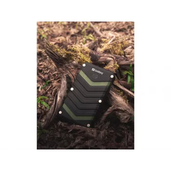 Sandberg Survivor Powerbank 20000, 20000 mAh, Li-Ion, juoda/žalia