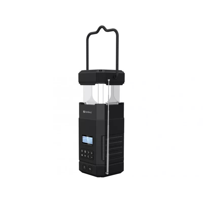 Sandberg Survivor Lantern All-in1 10000 – belaidis kempingo žibintas, juodas