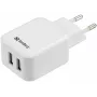 Sandberg AC Charger Dual USB 2.4+1A EU įkroviklis, vidaus, 2 USB prievadai, 5 V, juodas/baltas