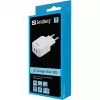 Sandberg AC Charger Dual USB 2.4+1A EU įkroviklis, vidaus, 2 USB prievadai, 5 V, juodas/baltas