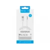 Sandberg USB-A į Lightning MFI 1M laidas, 1 m, Lightning, USB A, baltas, tiesus, tiesus