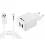 Sandberg AC įkroviklis EU Lightning 2.4A, vidaus, AC, 5 V, balta