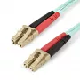 StarTech.com 2m (6ft) LC/UPC į LC/UPC OM4 daugiamodis šviesolaidinis kabelis, 50/125µm LOMMF/VCSEL Zipcord, 100G, maži nuostoliai - LSZH šviesolaidinis trumpiklis