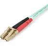 StarTech.com 2m (6ft) LC/UPC į LC/UPC OM4 daugiamodis šviesolaidinis kabelis, 50/125µm LOMMF/VCSEL Zipcord, 100G, maži nuostoliai - LSZH šviesolaidinis trumpiklis