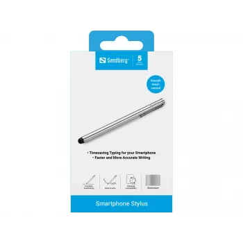 Sandberg Smartphone Stylus – sidabrinis rašiklis telefonui