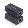 HDMI ilgintuvas per CAT5e/CAT6, 4K 60Hz, iki 60 m, siųstuvas ir imtuvas, maitinimas per kabelį, kompaktiškas