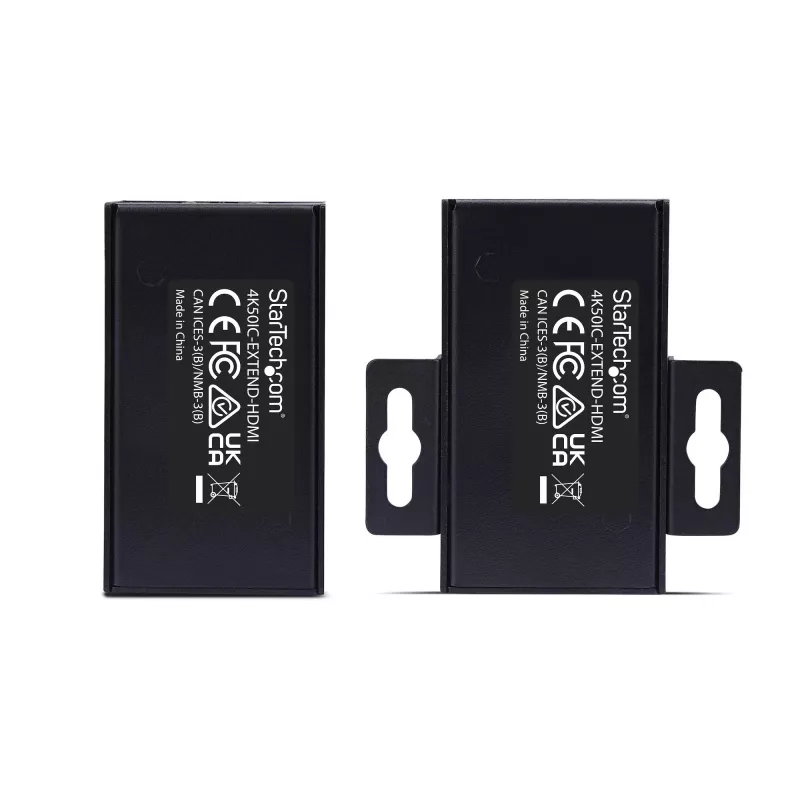 HDMI ilgintuvas per CAT5e/CAT6, 4K 60Hz, iki 60 m, siųstuvas ir imtuvas, maitinimas per kabelį, kompaktiškas