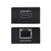 HDMI ilgintuvas per CAT5e/CAT6, 4K 60Hz, iki 60 m, siųstuvas ir imtuvas, maitinimas per kabelį, kompaktiškas