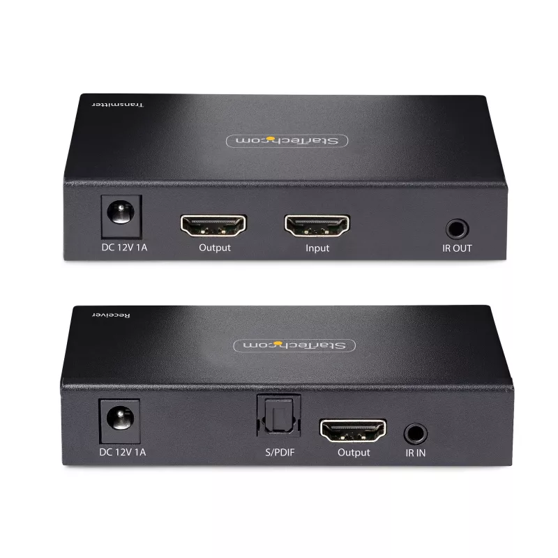 StarTech.com 4K70IC-EXTEND-HDMI AV siųstuvas ir imtuvas, HDMI prailgintuvas, juodas