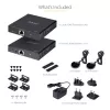 StarTech.com 4K70IC-EXTEND-HDMI AV siųstuvas ir imtuvas, HDMI prailgintuvas, juodas