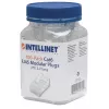 Intellinet RJ45 kištukai, Cat6, UTP, 2 danteliai, vytai gyslai, 15 µ auksuoti kontaktai, 100 vnt. pakuotė