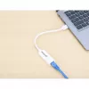 Manhattan USB-A Gigabit tinklo adapteris, baltas, 10/100/1000 Mbps, USB 3.0, Ethernet, RJ45, trejų metų garantija