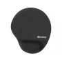 Sandberg Memory Foam Mousepad Round – apvalus pelės kilimėlis su atminties putomis, juodas