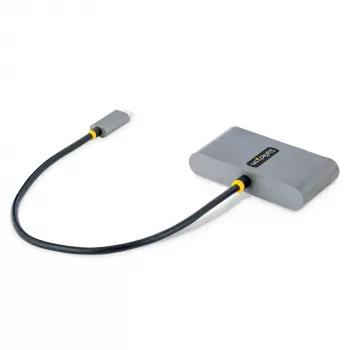 StarTech.com 4 prievadų USB-C šakotuvas su 100W Power Delivery perdavimu - 2x USB-A + 2x USB-C - USB 3.0 5Gbps - 30 cm ilgio kabelis - Nešiojamas USB Type-C į USB-A/C šakotuvas