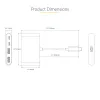 StarTech.com 4 prievadų USB-C šakotuvas su 100W Power Delivery perdavimu - 2x USB-A + 2x USB-C - USB 3.0 5Gbps - 30 cm ilgio kabelis - Nešiojamas USB Type-C į USB-A/C šakotuvas